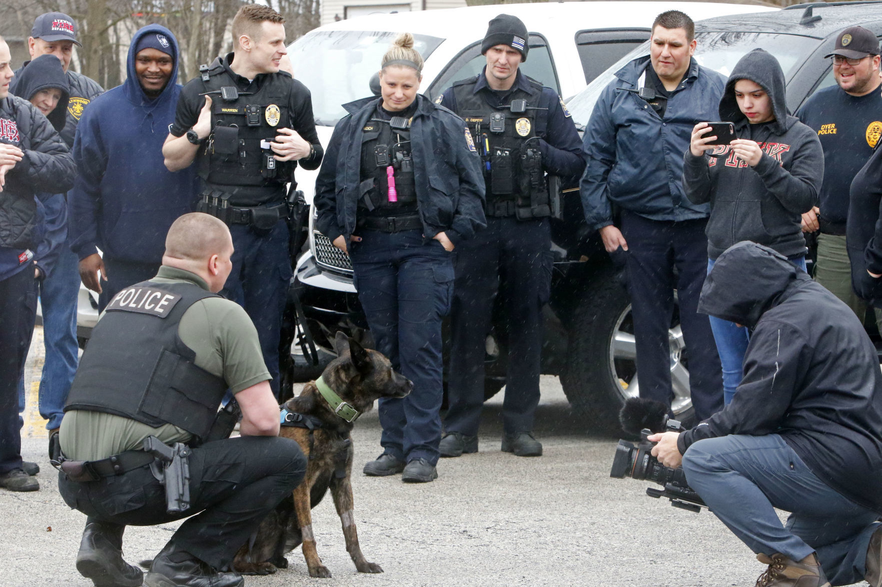 Gallery: K-9 Dante's return
